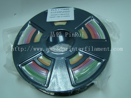 PLA Çok Renkli Geçişli 3d Yazıcı Filament 1.75 / 3.0 Mm Tel Çapı