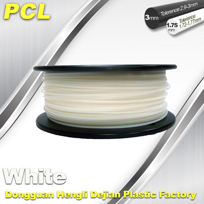 Düşük Sıcaklık Filamenti, PCL f Filament, 0.5kg / rulo, 1.75 / 3.0mm.