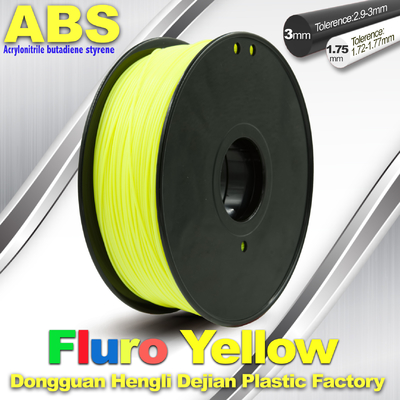 Yüksek Hassas Fluo - Sarı ABS 3D Yazıcı Filament 1kg / Makara