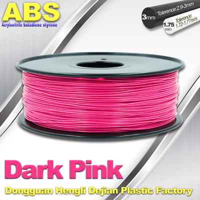 Renkli ABS 3d Yazıcı Filament 1.75mm / 3.0mm, Koyu Renkli ABS Filament