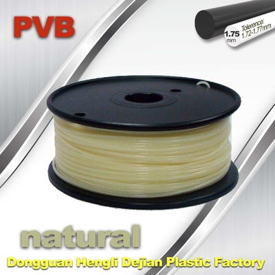 Doğal Renk 1.75mm PVB 3D Yazıcı Filament 0.5kg Net Ağırlık