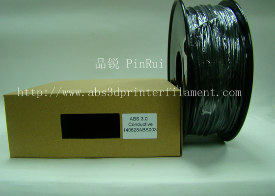 Elektronik sanayi iletkenli abs filament 3d yazıcı sarf malzemeleri 1.75 / 3.00mm