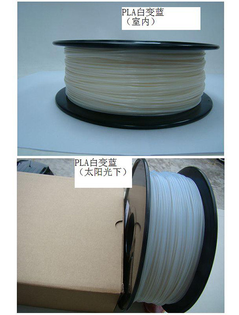 3d Yazici Pla Renk Degistiren Filament 1 75mm 3 0mm Beyaz Mavi