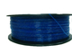 Mavi Renk Esnek 3D Yazıcı Filament 1.75 3.0mm Parlak Filament 200 ° C - 230 ° C