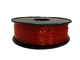 Esnek 3B Yazıcı Filament Pırıltılı 3mm 1,75mm Kırmızı Filament 1,3Kg / Roll