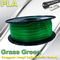 Çimen Yeşili biyolojik olarak parçalanabilir 3d yazıcı filamenti PLA 1.75mm malzemeler