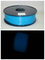Yüksek mukavemetli 1.75 mm 3mm PLA Filament, 3D Yazıcının Koyu Filamentinde Parlakla Işıltılır