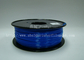 Mavi PLA 3d Yazıcı Filament 1.75mm, PLA 1kg Sıcaklık 200 ° C - 250 ° C