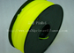 Sarı HIPS 3d Yazıcı Filament 1.75, 3d baskı için malzeme
