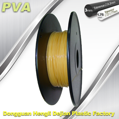 Suda Çözülebilir Destek Malzemesi PVA 3D Baskı Filament 1.75 / 3.0 mm Doğal