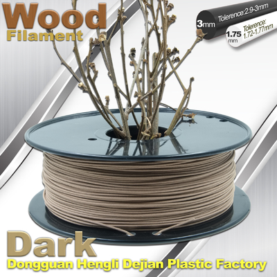 Kahverengi Materia 0.8kg / Roll 3D Yazıcı Ahşap Filament 1.75mm 3mm