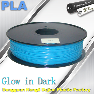 Koyu Filamandaki Glow In 3D Yazıcı PLA Filament 1.75mm / 3.0mm
