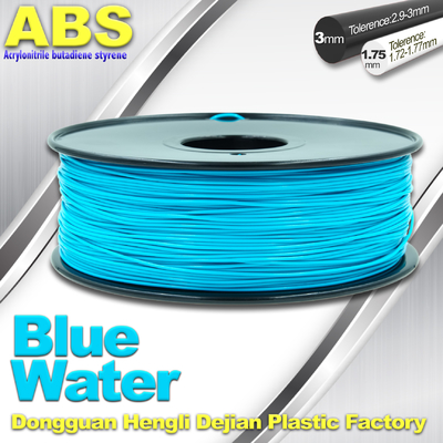 Yüksek mukavemetli Renkli ABS Filament 3D Plastik Filament 1kg Silindir