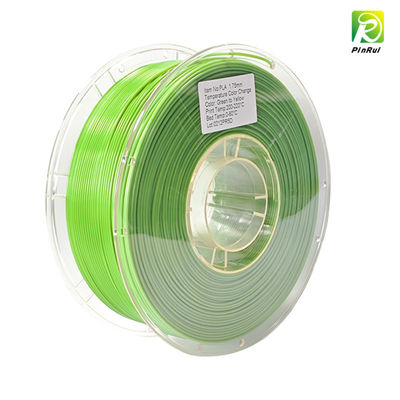 PINRUI 1kg Çift Renk Sıcaklık Duyarlı PLA 3D Baskı Filament Termal Aktif Renk Değiştiren İpek Plastik Çubuklar İçin