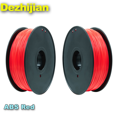İyi Kararlılık Kırmızı PLA 3d Yazıcı Filament Temiz Sargı Biriktirme 1kg / Roll