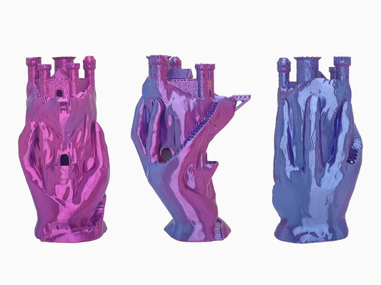 PINRUI İpek Gökkuşağı Pla Plastik Filament 1.75mm 3D Filamentler 1.75mm Sihirli Renk PLA Plastik Çubuk PLA Filament