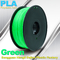 Özelleştirilmiş Yeşil 3mm PLA 3d Yazıcı Filament% 100 biyolojik olarak parçalanabilir