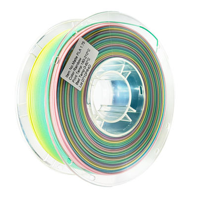 PINRUI 3D Yazıcı Filament PLA Mat Rainbow 1.75mm 1kg Çoklu Renkler Çoğu FDM Yazıcısına Uyar
