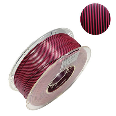 PINRUI Çift Renkli İpekli PLA Filament 1.75mm Çift Renkli 3D Yazıcı İpekli PLA Filament 1kg (2.2lbs)