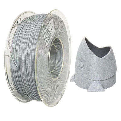 İyi Basit Duyarlı Esnek 3 Boyutlu Baskı Filament Mermer Filament Beyaz Renk