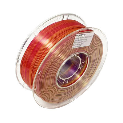 PINRUI Üç Renkli PLA İpek Filament 1.75mm 1kg Çoğu FDM Yazıcıya Uyumlu