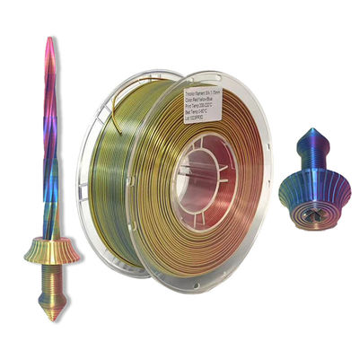 Üç renkli filament, çift renkli filament, ipek filament, pla filament, 3d filament