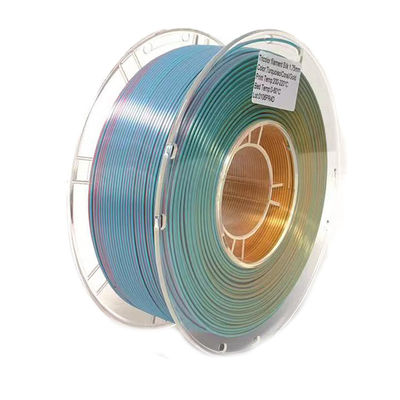 PINRUI İpek Gökkuşağı Pla Plastik Filament 1.75mm 3D Filamentler 1.75mm Sihirli Renk PLA Plastik Çubuk PLA Filament