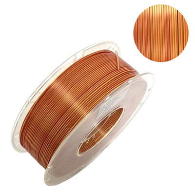 3d Yazıcı Filament ipek PLA Filament 1.75mm 3d Yazıcı Baskısı için çift renkli
