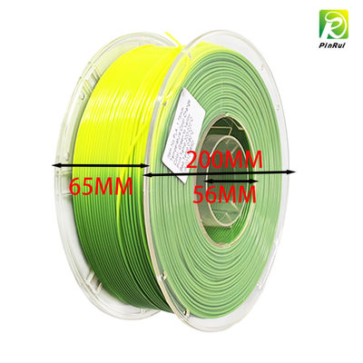 PINRUI 1kg Çift Renk Sıcaklık Duyarlı PLA 3D Baskı Filament Termal Aktif Renk Değiştiren İpek Plastik Çubuklar İçin