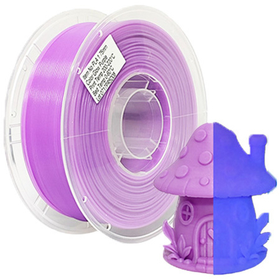 PINRUI Karanlıkta Parlayan PLA Filament Mor Renkli 3B Yazıcı Çubukları Satılık