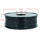 Siyah 3d Yazıcı Filament PLA 1.75 Mm Isıtma Yatak Sıcaklığı 50 ℃