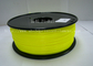 Koyu Sarı ABS Filament, Filament 3D Baskı Plastik Malzeme 1.75 / 3mm