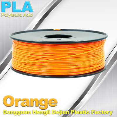 Biyolojik olarak parçalanabilir Turuncu PLA 3d Yazıcı Filament 1.75mm 3D Baskı İçin Malzemeler