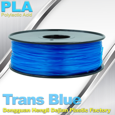 Mavi PLA 3d Yazıcı Filament 1.75mm, PLA 1kg Sıcaklık 200 ° C - 250 ° C