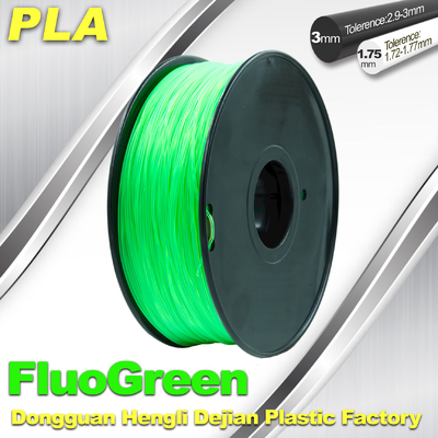 1.75 / 3mm PLA Fluo - RepRap için Yeşil Floresan Filament, Cubify