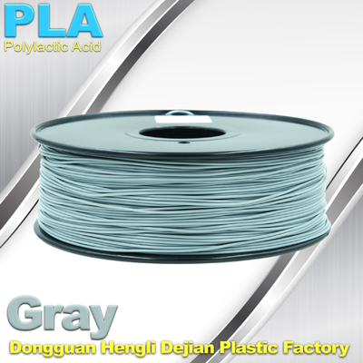 Profesyonel Gri PLA 3d Yazıcı Filament, 3B Baskı Sarf Malzemeleri Malzemesi