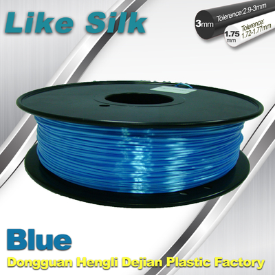Polymer Composites 3D Printer Filament Blue Kolay Striptiz Baskı Pürüzsüz