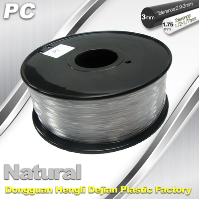 PC Filament 3D Baskı Malzemesi Dayanımı Ultraviyole Işınlara Direnç