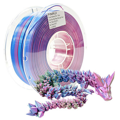 PINRUI Üç Renkli PLA İpek Filament 1.75mm 1kg Spool Üç Renkli PLA İpek Filament Çoğu FDM Yazıcıya Uygun